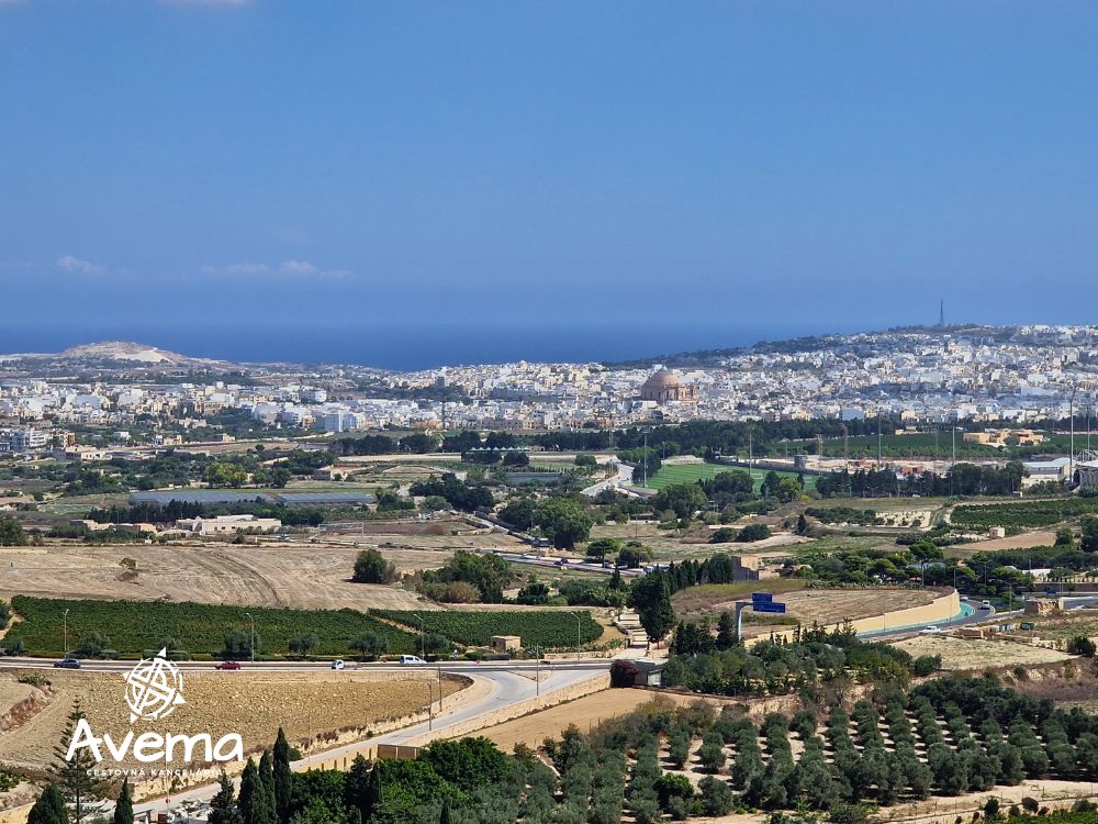 Nádherný výhľad počas výletu-Malta